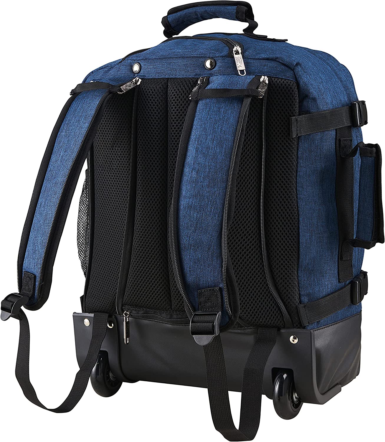 No Tag! Cabin Max Greenwich 30L 18x14x8" (45x36x20cm) Hybrid Trolley Backpack (Atlantic Blue)