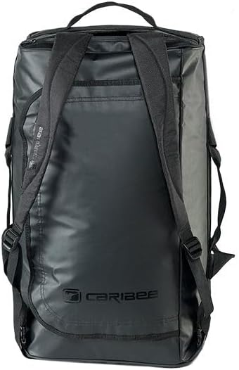 Caribee Titan 50L Waterproof Travel Duffle Backpack 56x34x25cm (22x13x10") Black