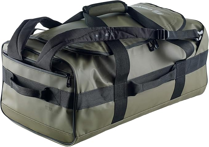 Caribee Titan 50L Waterproof Travel Duffle Backpack 56x34x25cm (22x13x10") Olive