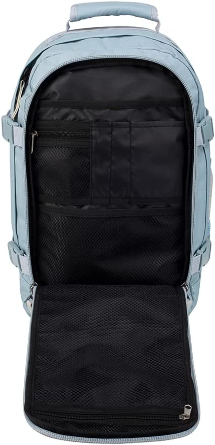 No Tag! Cabin Max Metz 20L Stowaway 16x10x8" (40x25x20cm) Underseat Backpack (Aspen Blue)