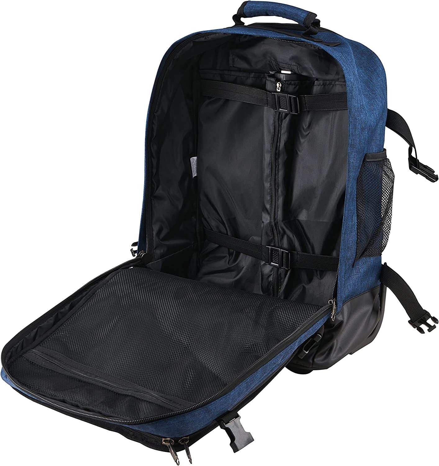 No Tag! Cabin Max Greenwich 30L 18x14x8" (45x36x20cm) Hybrid Trolley Backpack (Atlantic Blue)