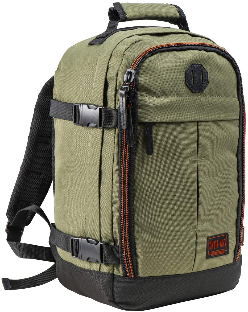 Cabin Max Metz 20L Stowaway 16x10x8" (40x25x20cm) Underseat Backpack (Vintage Khaki)